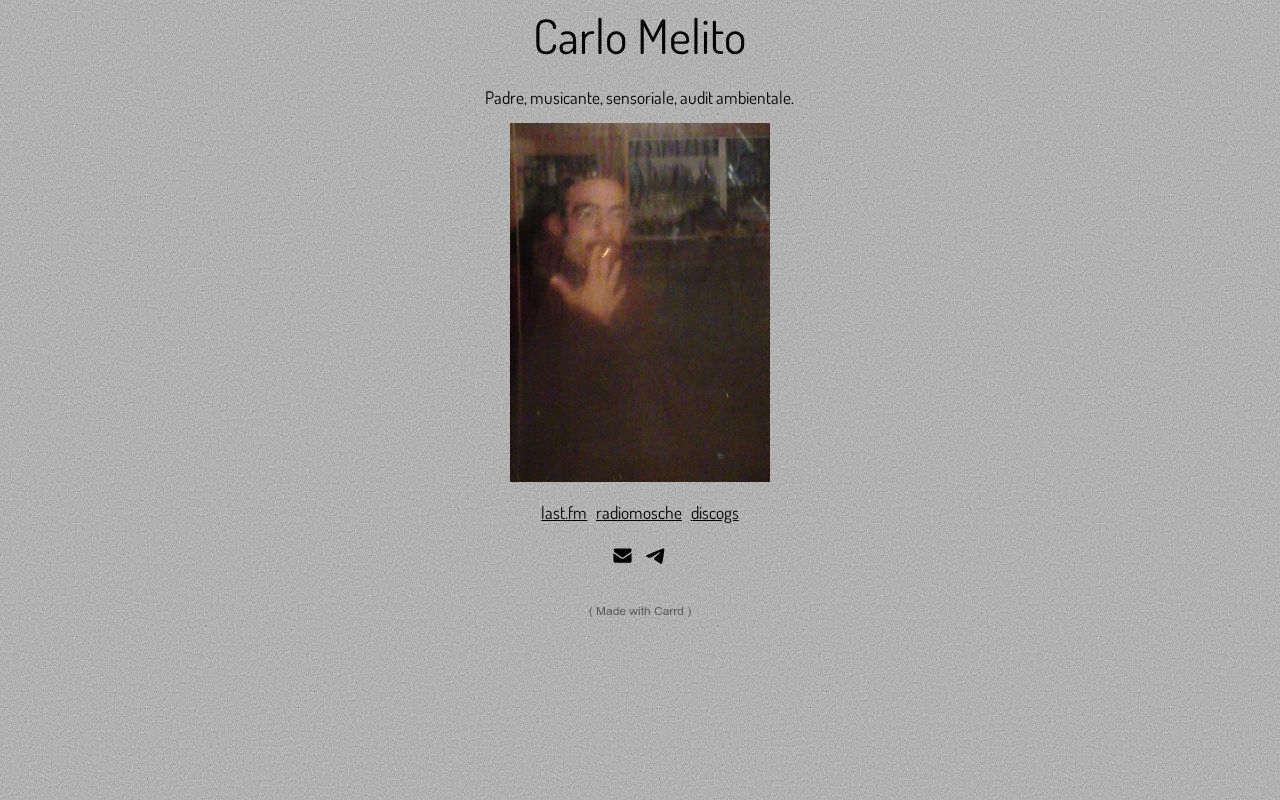Carrd profile picture for @carlo